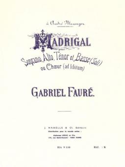 Madrigal Op. 35 