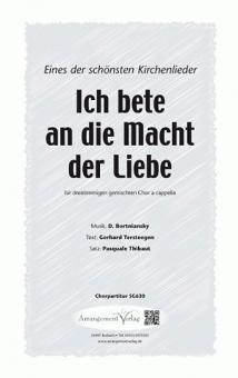 Ich bete an die Macht der Liebe 