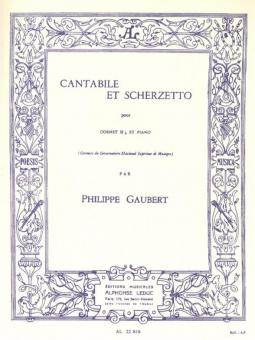 Cantabile et Scherzetto 