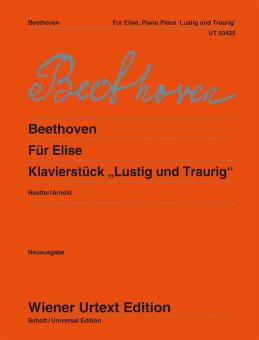 Per l'Elise in la minore WoO 59 e il pezzo per pianoforte 'Lustig - Traurig' 