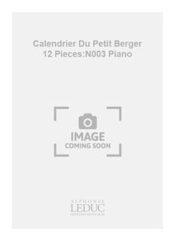 Calendrier Du Petit Berger: Piece Nr. 3 