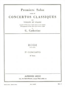 Premiers Solos Concertos - Classiques Nr. 7 