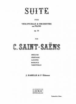 Suite Op. 16 pour Violoncelle et Orchestre (Ou Piano) 