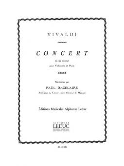 Concert En Mi Mineur 