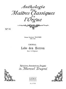 Lobe den Herren (Loue Le Seigneur) 