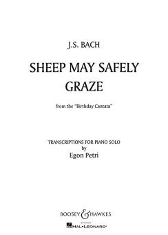 Sheep may safely graze 
