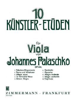 Ten artistic études op. 44 