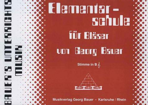 Elementarschule für Bläser im Violinschlüssel Bb 