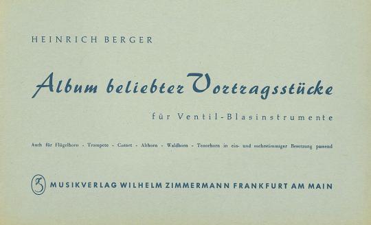 Album of Popular Performance Pieces 
