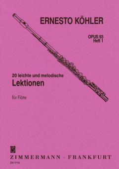 20 Easy and Melodic Exercises op. 93 Vol. 1 Standard
