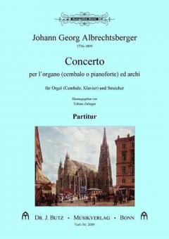 Concerto per l'organo (cembalo o pianoforte) ed archi 