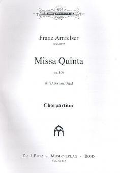 Missa Quinta op. 100 