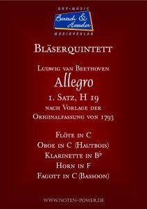 Allegro from 1uintett E flat Major, H. 19 