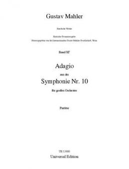 Adagio from the 10th Symphony for large Orchestra 