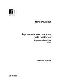 Sept versets des psaumes de la pénitence 