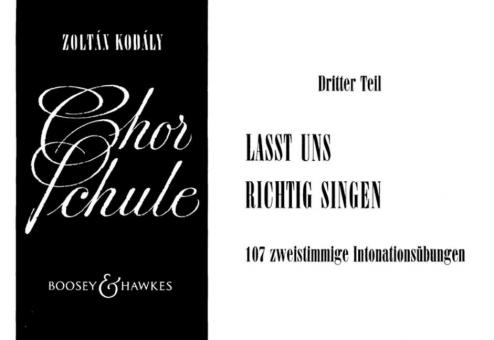 Chorschule 3 