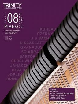 Trinity College London Piano Exam Pieces & Exercises 2021-2023: Grade 8 - Extended edition 