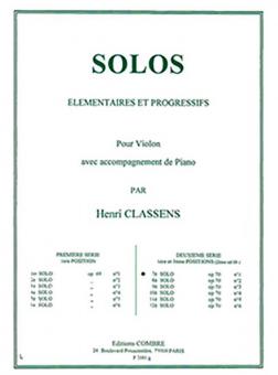 Solo élémentaire et progressif no. 7 op. 70 no. 1 