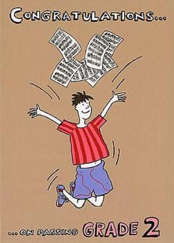 Music Gallery: Congratulations Card-Grade 2 (Boy) 