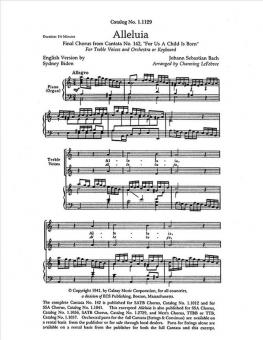 For Us a Child is Born: Alleluia! 