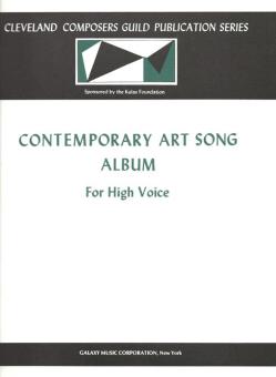 Contemporary Art Song Album, Book 1 