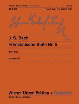 Suite francese n. 5 in sol maggiore BWV 816 