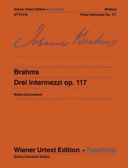 Tre Intermezzi op. 117 