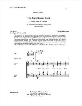 The Sheepheard's Song 