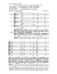 A Song to the Lamb 