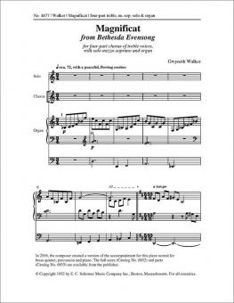 Bethesda Evensong: Magnificat 