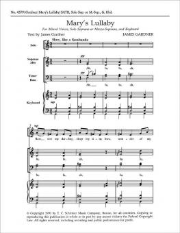 Mary's Lullaby 