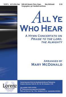 All Ye Who Hear 