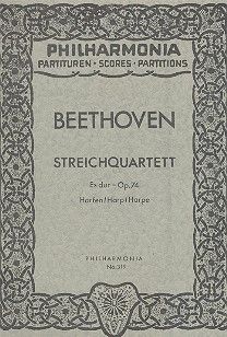 String Quartet in Eb Major Op. 74 Harp 