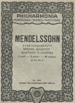 String Quartet in E Minor Op. 44/2 