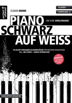 Piano schwarz auf weiß 