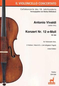 Konzert Nr. 12 e-Moll RV 409 
