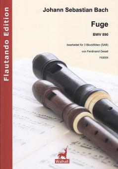 Fuge BWV 890 