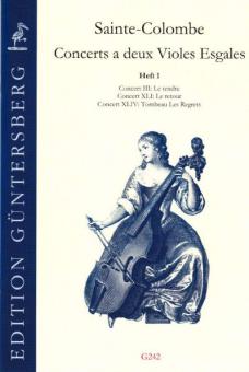 Concerts a deux Violes Esgales I 