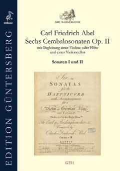 6 Cembalosonaten op. 2 - Sonaten 1-2 