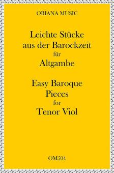 Leichte Stücke aus der Barockzeit für Altgambe (Violinschlüssel) 