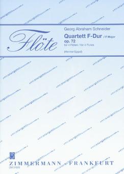 Quartet F major op. 72 