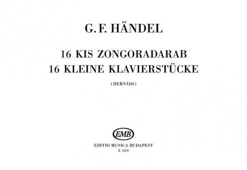 16 Small Piano Pieces 
