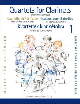 Clarinet Quartets for Beginners 1 