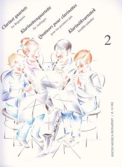 Clarinet Quartets for Beginners 2 
