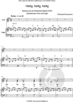 Zum Sanctus (Heilig, heilig) 