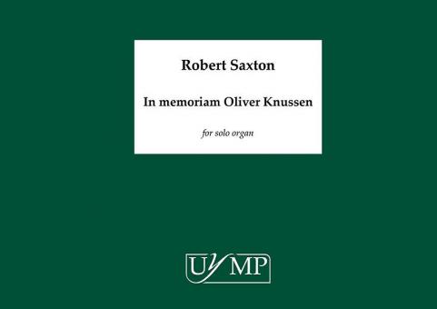 In Memoriam Oliver Knussen 