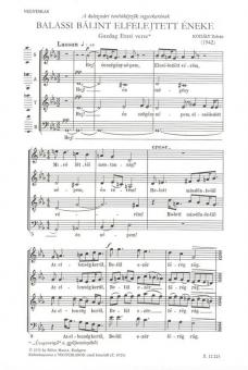 The Forgotten Song of Balassi 