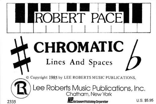 Lines & Spaces Flash Cards Chromatic Lines & Spaces 