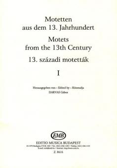 Motets From The 13th Century 1 