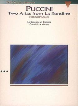 Two Arias from La Rondine Arias for Soprano 